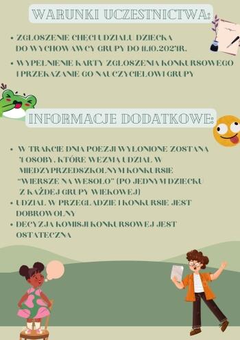 DZIEŃ POEZJI - INFORMACJE DODATKOWE (2)