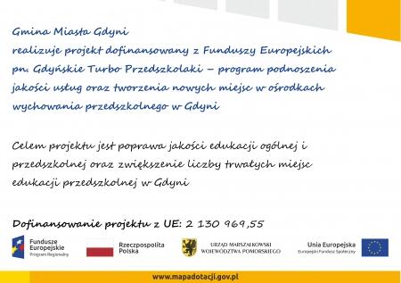 Projekt ''Gdyńskie turbo przedszkolaki''